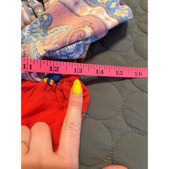 Flying Tomato Red Floral Off Shoulder Mini Dress Bohemian‎ Boho Festival Small - Picture 6 of 10